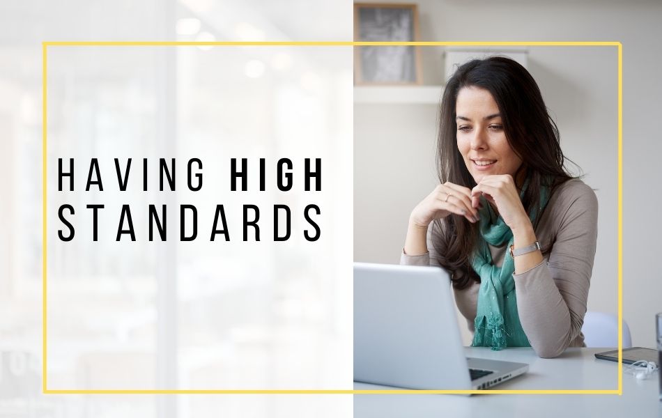 83. Having high standards header image 83. Having high standards header image